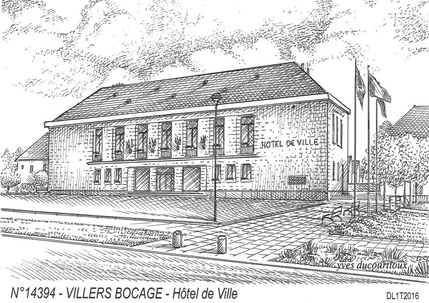 N 14394 - VILLERS BOCAGE - htel de ville